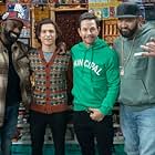 Mark Wahlberg, Tom Holland, The Kid Mero, and Desus Nice in It's Gonna Hit (2022)