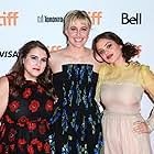 Greta Gerwig, Beanie Feldstein, and Odeya Rush at an event for Lady Bird (2017)