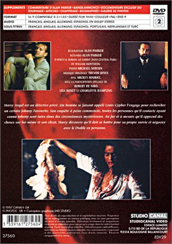 Robert De Niro, Mickey Rourke, and Lisa Bonet in Angel Heart (1987)