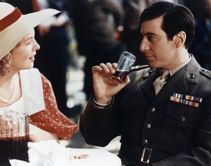 "The Godfather" Diane Keaton, Al Pacino 1972 Paramount Pictures
