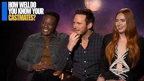 'Guardians of the Galaxy Vol. 3' stars Chris Pratt, Karen Gillan, Pom Klementieff, Will Poulter, and Chukwudi Iwuji join writer-director James Gunn to test one another's knowledge of their personal cinematic universes. Find out who has a series of celebrity impersonations up their sleeve, which cast member was slated to play Pennywise in 'It,' and who rocked out in the nude on "The O.C."