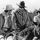 John Wayne, Glen Campbell, and Kim Darby in True Grit (1969)