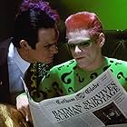 Jim Carrey, Tommy Lee Jones, and Val Kilmer in Batman Forever (1995)