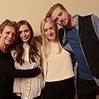 Dakota Fanning, Naomi Foner, Elizabeth Olsen, and Boyd Holbrook at an event for Very Good Girls (2013)