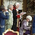 (L-r:) Mozart (TOM HULCE), Emperor Joseph II (JEFFREY JONES), Count Von Strack (RODERICK COOK) and Count Orsini-Rosenberg