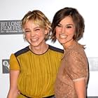Keira Knightley and Carey Mulligan at an event for Never Let Me Go (2010)