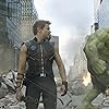 Lou Ferrigno, Jeremy Renner, and Mark Ruffalo in The Avengers (2012)