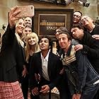Mayim Bialik, Kaley Cuoco, Johnny Galecki, Simon Helberg, Chuck Lorre, Steven Molaro, Bill Prady, Kevin Sussman, Jim Parsons, Melissa Rauch, and Kunal Nayyar in The Big Bang Theory (2007)