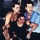 Milla Jovovich, Eric Mabius, and Michelle Rodriguez in Resident Evil (2002)