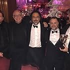 With Alejandro Inarritu after winning British Academy Award for The Revenant in the Sound category.