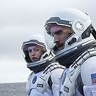 Anne Hathaway and Wes Bentley in Interstellar (2014)