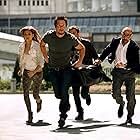 Mark Wahlberg, Stanley Tucci, Nicola Peltz Beckham, and Jack Reynor in Transformers: Age of Extinction (2014)