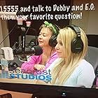 Debi Derryberry and EG Daily at Children's Hospital Orange County Radio Station