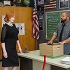 Ice Cube and Christina Hendricks in Fist Fight (2017)