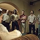 Wagner Moura, Julián Díaz, Diego Cataño, Andres Felipe Torres, Federico Rivera, and Leynar Gomez in Narcos (2015)