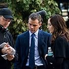 Matt Damon, George Nolfi, and Emily Blunt in The Adjustment Bureau (2011)