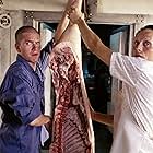 Nikolaj Lie Kaas and Mads Mikkelsen in The Green Butchers (2003)