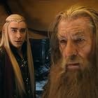 Ian McKellen and Lee Pace in The Hobbit: The Battle of the Five Armies (2014)