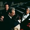 Al Pacino, Sofia Coppola, George Hamilton, and John Savage in The Godfather Part III (1990)