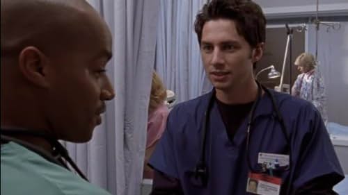 Zach Braff and Donald Faison in Scrubs (2001)