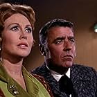 Hazel Court and Peter Lawford in The Wild Wild West (1965)