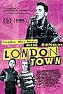 Jonathan Rhys Meyers, Daniel Huttlestone, and Nell Williams in London Town (2016)
