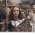 Johnny Depp, Anne Hathaway, and Mia Wasikowska in Alice in Wonderland (2010)