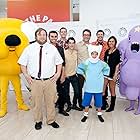 Tom Kenny, Kent Osborne, Olivia Olson, Pendleton Ward, Nate Cash, and Adam Muto at an event for Adventure Time (2010)