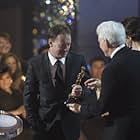 Simon Beaufoy accepts the Oscar® for Writing (Adapted Screenplay) for "Slumdog Millionaire" ((Fox Searchlight) during the live ABC Telecast of the 81st Annual Academy Awards® from the Kodak Theatre, in Hollywood, CA Sunday, February 22, 2009.