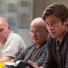 Brad Pitt and Glenn Morshower in Moneyball (2011)