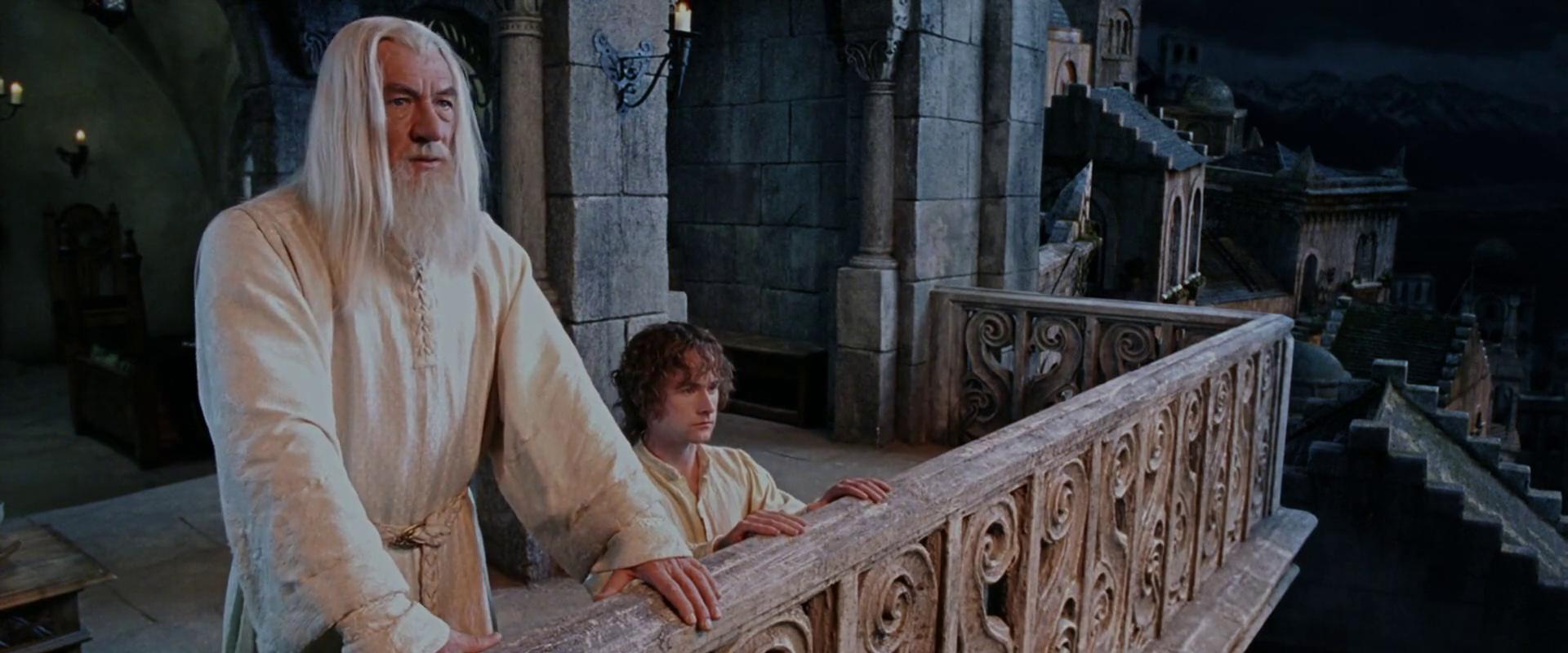 Ian McKellen and Billy Boyd in The Lord of the Rings: The Return of the King (2003)