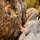 Helena Bonham Carter and Lily James in Cinderella (2015)
