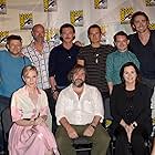 Elijah Wood, Cate Blanchett, Peter Jackson, Orlando Bloom, Philippa Boyens, Graham McTavish, Andy Serkis, Lee Pace, Benedict Cumberbatch, Evangeline Lilly, and Luke Evans at an event for The Hobbit: The Battle of the Five Armies (2014)