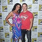 Melissa Ponzio and Jeff Davis at an event for Teen Wolf (2011)