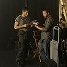Jake Gyllenhaal and Duncan Jones in Source Code (2011)