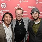 Conrad Anker, Renan Ozturk, and Jimmy Chin at an event for Meru (2015)