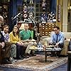Mayim Bialik, Kaley Cuoco, Johnny Galecki, Brian Posehn, Jim Parsons, and Kunal Nayyar in The Big Bang Theory (2007)