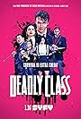 Liam James, Benedict Wong, María Gabriela de Faría, Benjamin Wadsworth, Lana Condor, and Luke Tennie in Deadly Class (2018)