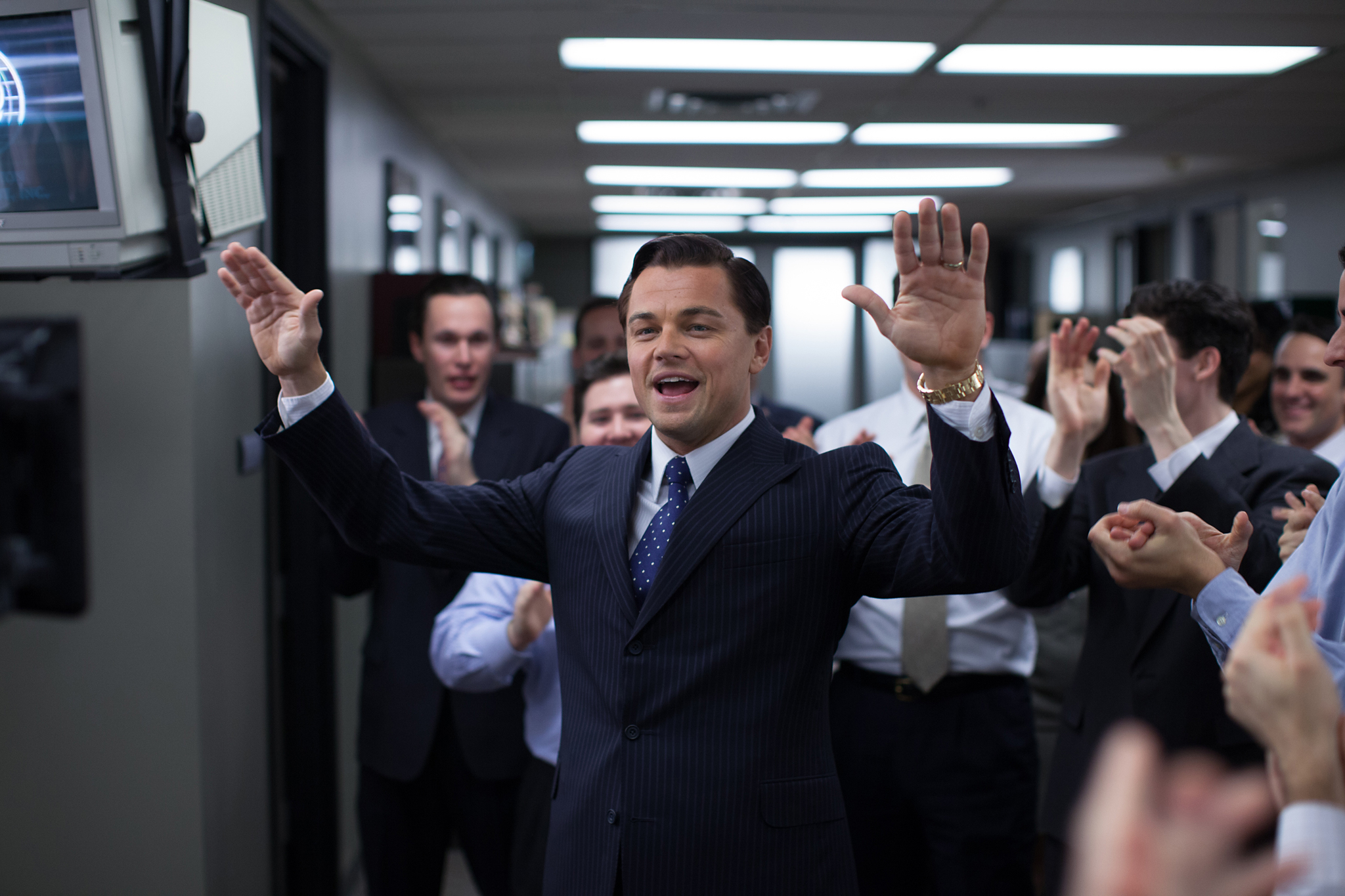 Leonardo DiCaprio in The Wolf of Wall Street (2013)