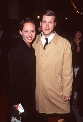 Cary Elwes and Lisa Marie Kurbikoff at an event for From the Earth to the Moon (1998)