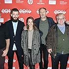 Willem Dafoe, Philip Seymour Hoffman, Anton Corbijn, Rachel McAdams, John Cooper, and Grigoriy Dobrygin at an event for A Most Wanted Man (2014)