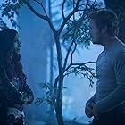 Chris Pratt and Zoe Saldana in Guardians of the Galaxy Vol. 2 (2017)