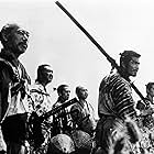 Toshirô Mifune, Minoru Chiaki, Daisuke Katô, Isao Kimura, Seiji Miyaguchi, and Takashi Shimura in Seven Samurai (1954)