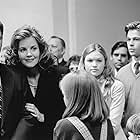 Brad Pitt, Harrison Ford, Julia Stiles, and Margaret Colin in The Devil's Own (1997)