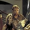 Laura Dern, Sam Neill, Ariana Richards, and Joseph Mazzello in Jurassic Park (1993)