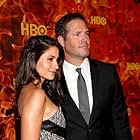 Actors Mercedes Mason and David Denman attend HBO's Official 2015 Emmy After Party at The Plaza at the Pacific Design Center on September 20, 2015 in Los Angeles, California.