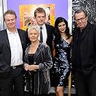 Judi Dench, John Madden, Graham Broadbent, Tom Wilkinson, and Tina Desai at an event for The Best Exotic Marigold Hotel (2011)