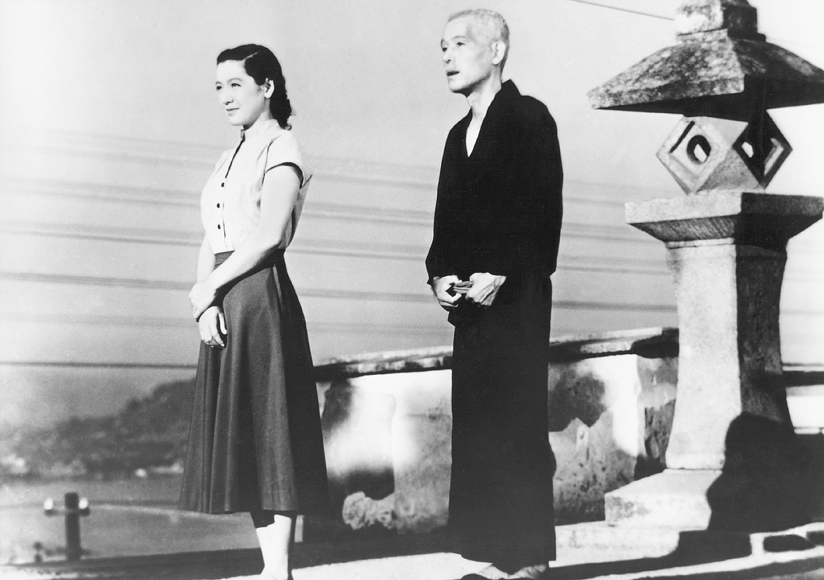 Setsuko Hara and Chishû Ryû in Tokyo Story (1953)