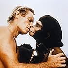 Charlton Heston and Kim Hunter in Planet of the Apes (1968)