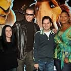 Queen Latifah, Denis Leary, Carlos Saldanha, and Lori Forte at an event for Ice Age: The Meltdown (2006)